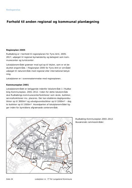 Bevarende lokalplan for Rudkøbing