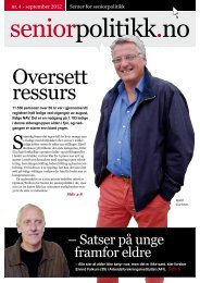 Oversett ressurs - Senter for seniorpolitikk