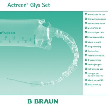 Actreen® Glys Set - B. Braun Melsungen AG