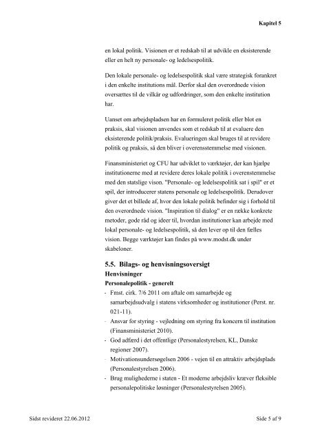 Personaleadministrativ vejledning - Krim