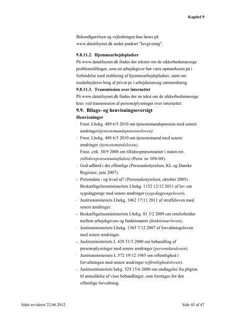 Personaleadministrativ vejledning - Krim