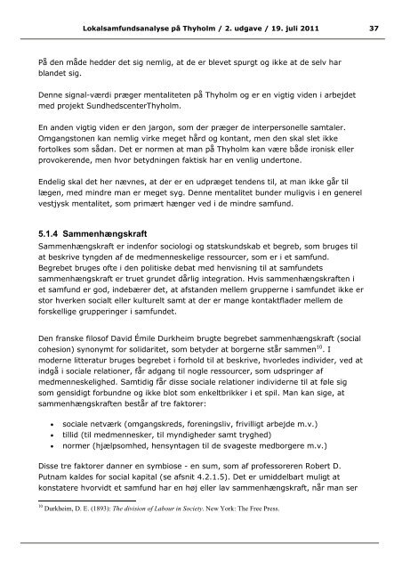 Lokalsamfundsanalyse projekt ... - Struer kommune