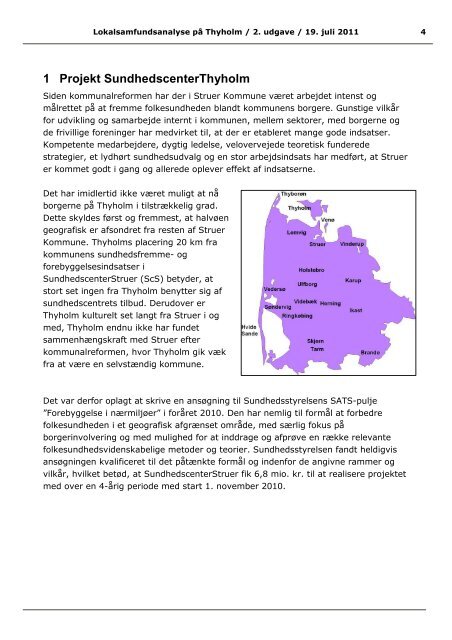 Lokalsamfundsanalyse projekt ... - Struer kommune