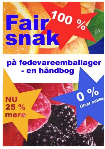 Fair snak på fødevareemballager - FairSpeak-gruppen