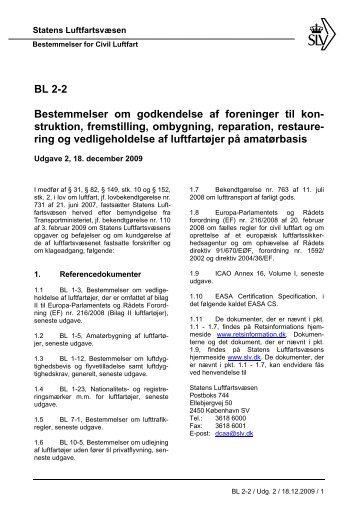 BL 2-02, 2. udgave af 18. december 2009