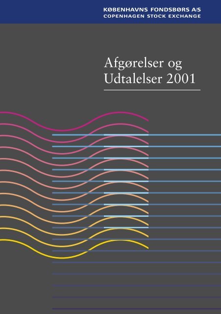 Afgørelser og Udtalelser 2001 - Nasdaq OMX