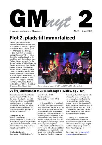 GM nyt 2 maj 2009.indd - Kulturskolerne