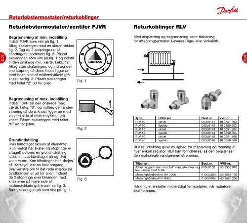 Danfoss A/S | VVS-guiden | Kapitel 2.00 - Danfoss Varme