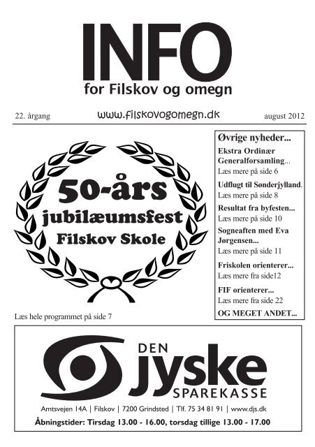 Info nr. 3 2012 - Filskov - InfoLand