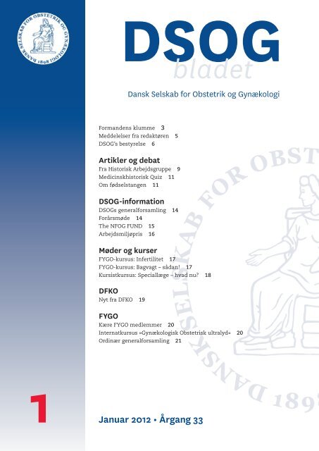 Nr. 1 2012 - DSOG