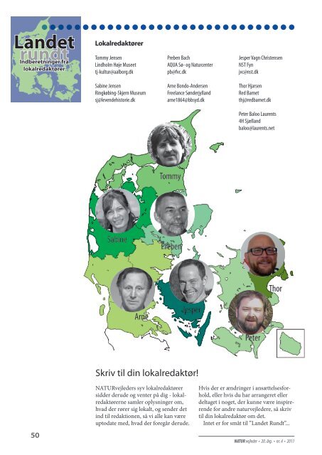 Frivillige i formidlingen - Naturvejlederforeningen i Danmark