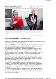 Velkommen til Else Mariehjemmet - Mariehjemmene