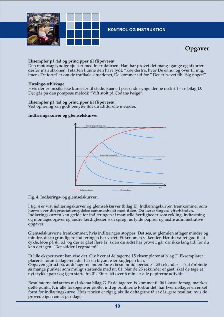 Kontrol af oplæring og instruktion samt kontrol af arbejdsprocesser ...