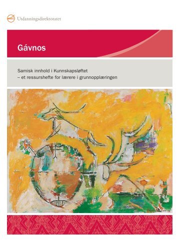 Last ned ressursheftet Gávnos her (pdf) - Udir.no