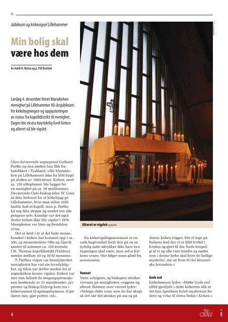 St. Olav - katolsk kirkeblad 2011-1.pdf - Den katolske kirke