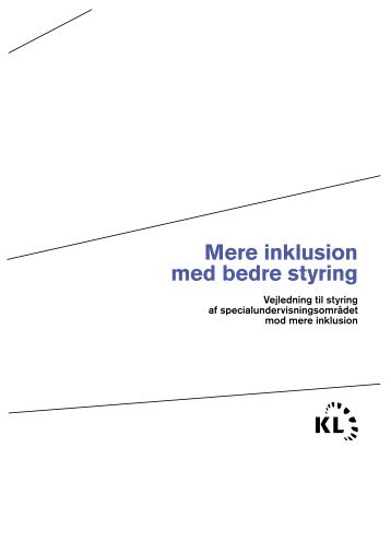 Mere inklusion med bedre styring