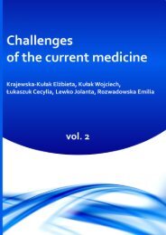 Challenges of the current medicine Vol. 2 - Umb.edu.pl