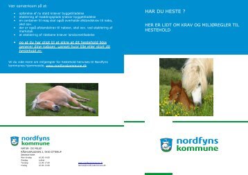 Hold af heste - Nordfyns Kommune