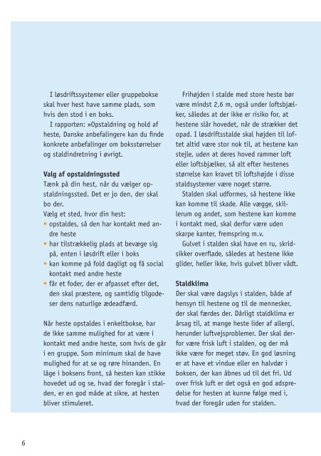 Sådan passer du heste - EOR