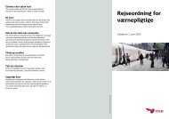 Rejseordning for værnepligtige - DSB