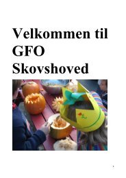 Velkommen til GFO Skovshoved - Skovshoved Skole