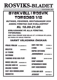 varmt välkomna önskar: rosviks-bladet vintern 2011 - Rosvik.nu