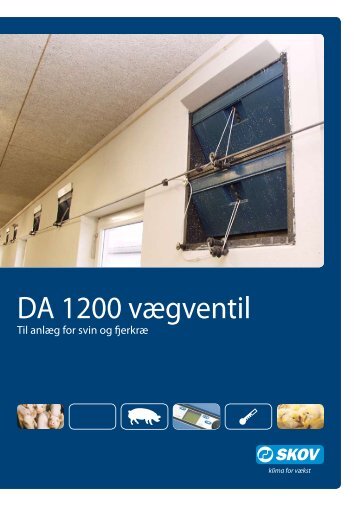 DA 1200 vægventil - Skov A/S