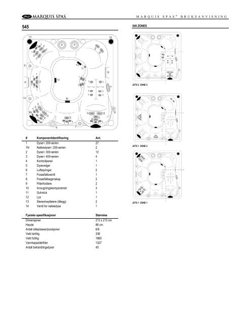 Owner's Manual - Marquis Spas