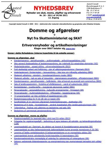 24.06.2011 - PDF - Aasted Consult