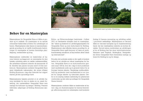 Masterplan Geografisk Have - Kolding Kommune