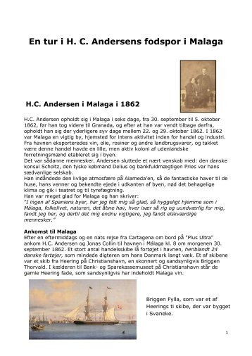 En tur i H. C. Andersens fodspor i Malaga