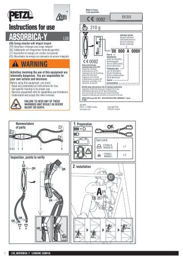 ABSORBICA-Y ABSORBICA-Y L59 - Petzl