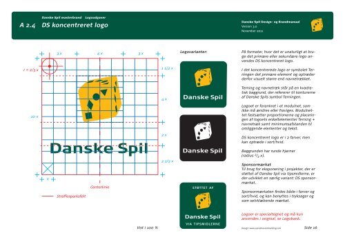 Hele designmanualen kan du se her - Danske Spil