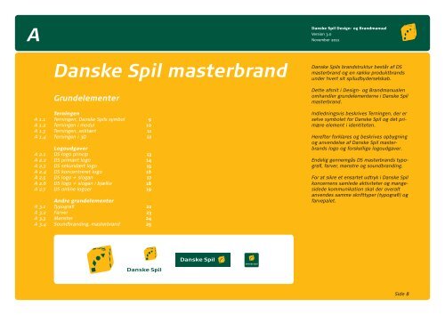 Hele designmanualen kan du se her - Danske Spil