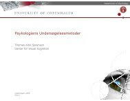 Psykologiens Undersøgelsesmetoder - Thomas Alrik Sørensen