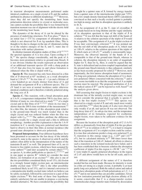 Singlet Fission - Department of Chemistry