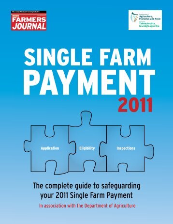 Single farm payment - Department of Agriculture