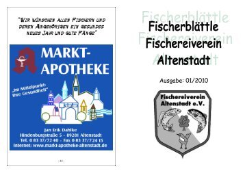 Fischerblättle 1/2010 - Fischereiverein Altenstadt eV