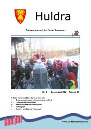 Huldra 02/12 - Lardal kommune