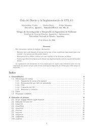 Guía del Diseño y la Implementación de GTL 0.1 - Facultad de ...