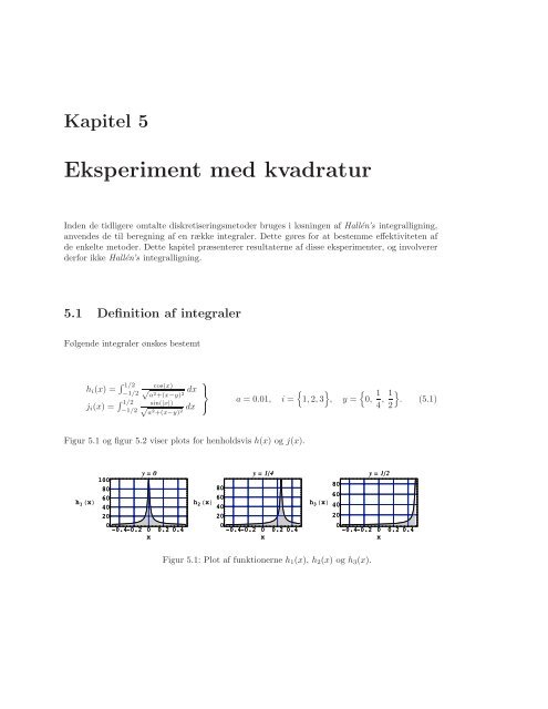 Numerisk løsning af en integralligning fra en antennemodel