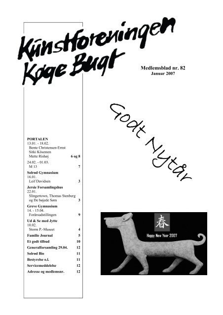Nr 82 - januar 2007 - Kunstforeningen Køge Bugt