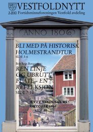 nummer 2 - 2010 - Fortidsminneforeningen Vestfold avdeling