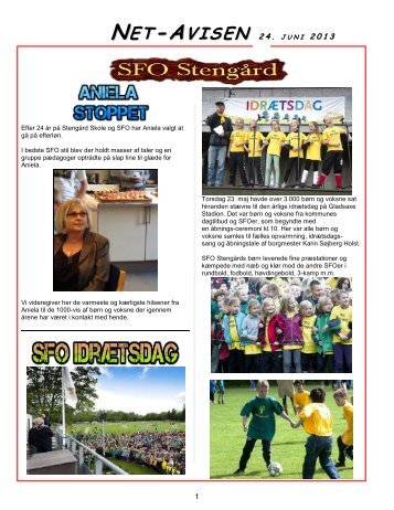 2013 24 juni SFO NetAvis - Stengård Skoles hjemmenside