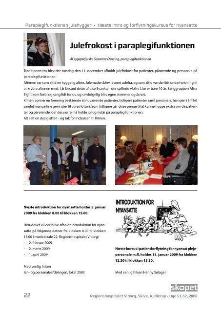 personaleblad for Regionshospitalet Viborg, Skive, Kjellerup