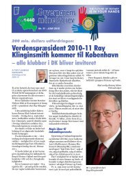 Guvernørens månedsbrev - Rotary Danmark