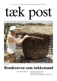 Bonderøven som tækkemand - Jydsk Tækkemandslaug . Stråtag