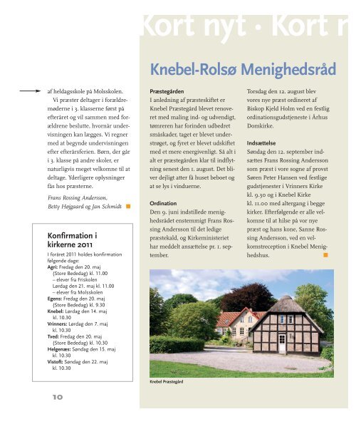 agri-egens / knebel-rolsø / tved-helgenæs-vistoft august - Knebel Kirke