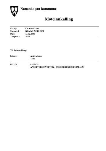 Namsskogan kommune