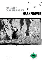 Markprøvereglement - Dansk Retriever Klub